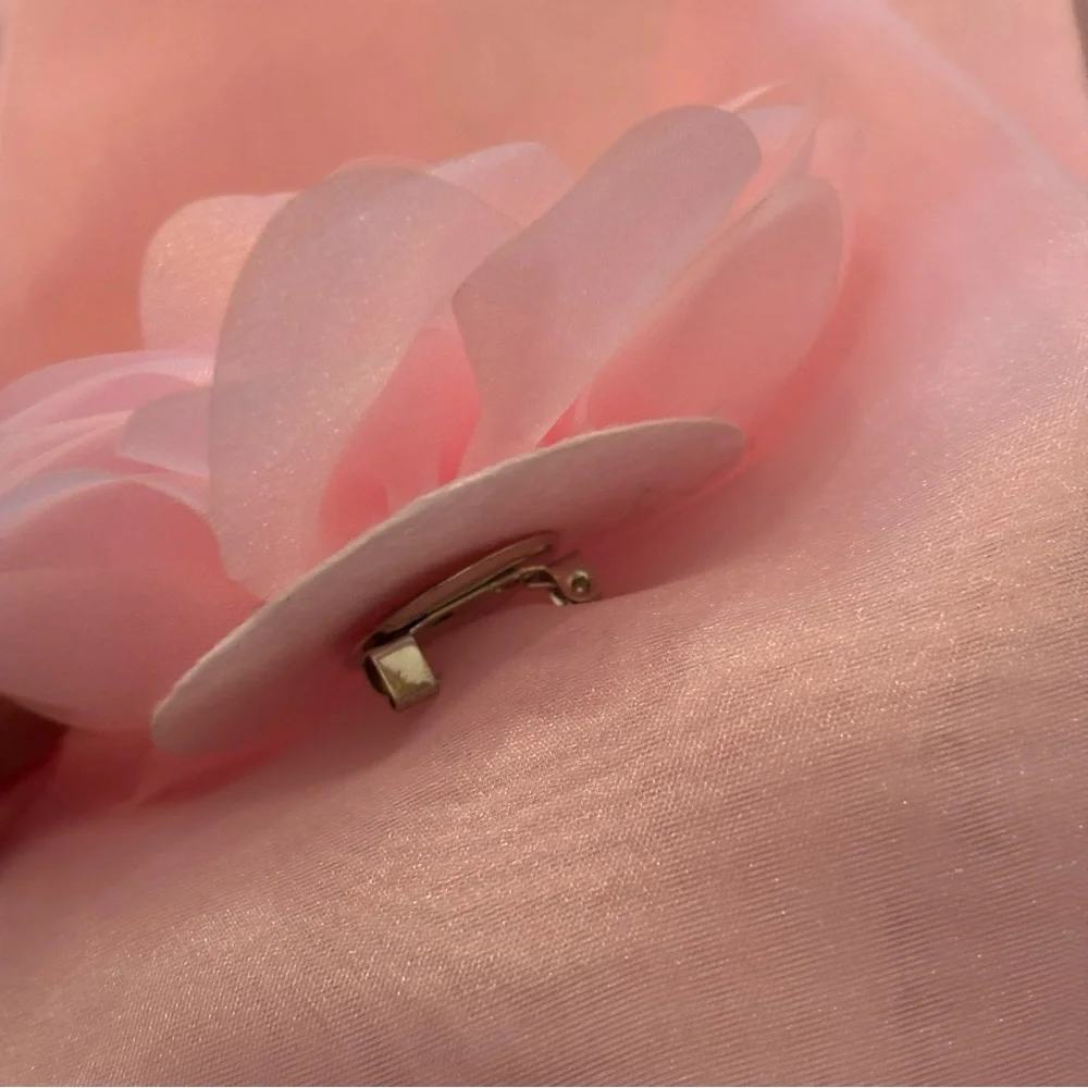 NWOT NEW C.
Wonder Christian Siriano Pink to Mint Ombre Organza Trench Coat - Picture 4 of 11